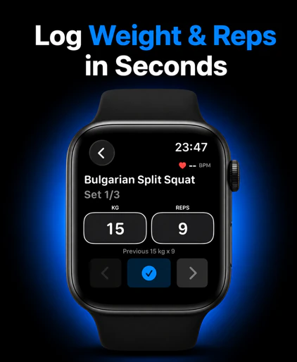 Log weight and reps from PRZone on Apple Watch